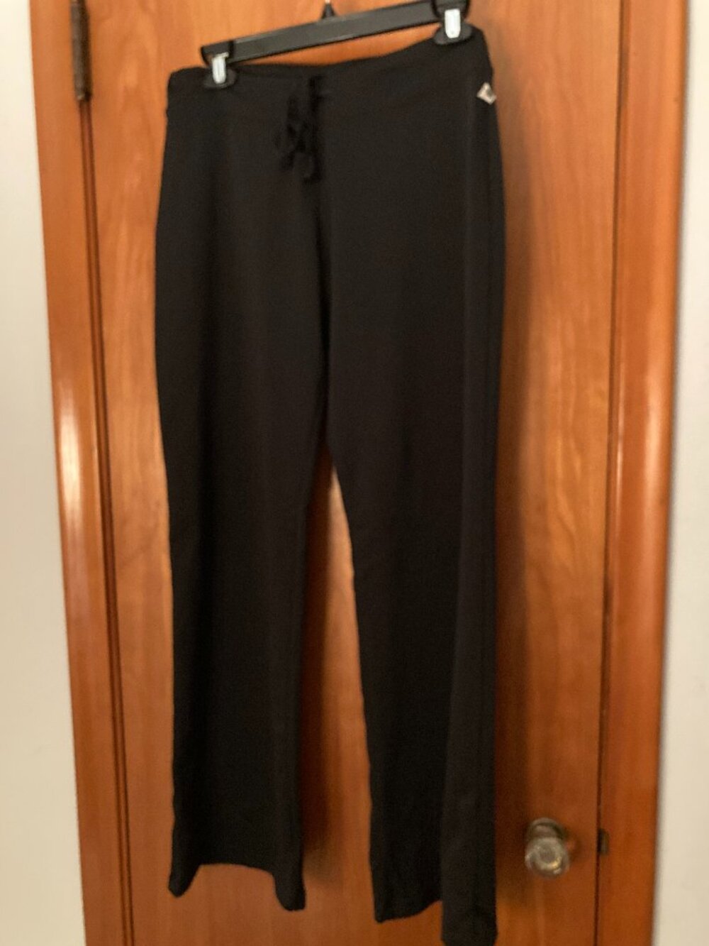 SO® Sporty black athletic wide-leg lounge pants M